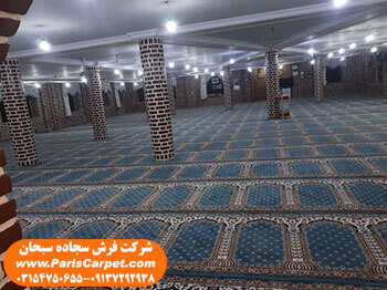فرش مسجد اجرا شده