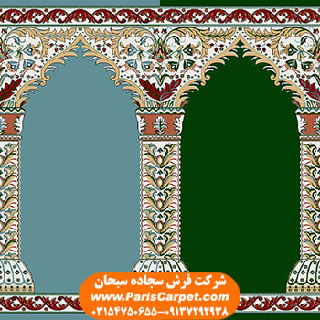 نمونه فرش محرابی ساده برای مسجد