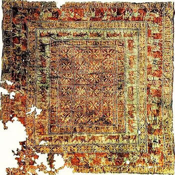 فرش ایران قدیمی پازیریک