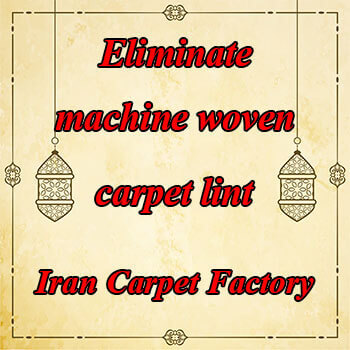 eliminate machine woven carpet lint