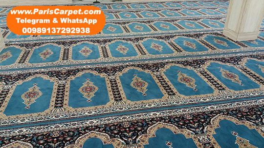 mihrab carpet installation in parallel
