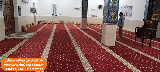 فرش سجاده مسجد طرح تشریفات
