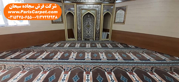 فرش سجاده ای مسجد و سجاده فرش نمازخانه ای ارزان