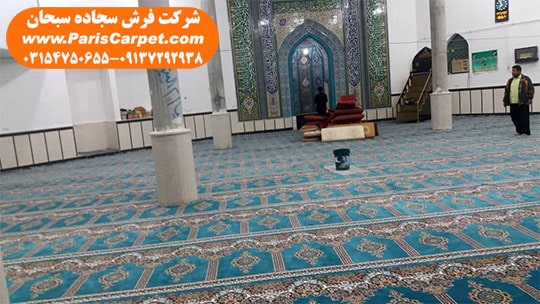 سجاده فرش ماشینی مسجد و فرش سجاده ای نمازخانه