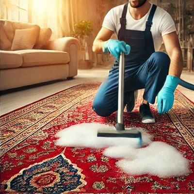 شستن فرش توسط شرکت