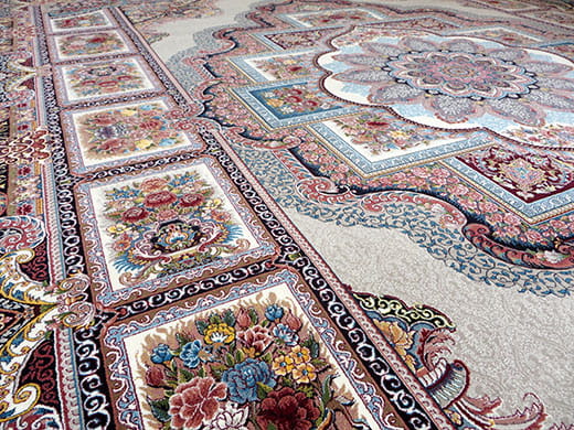 حل مشکل زرد شدن فرش