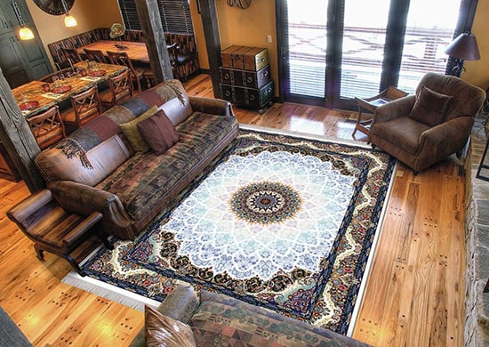 نقش فرش در دکورهای مختلف